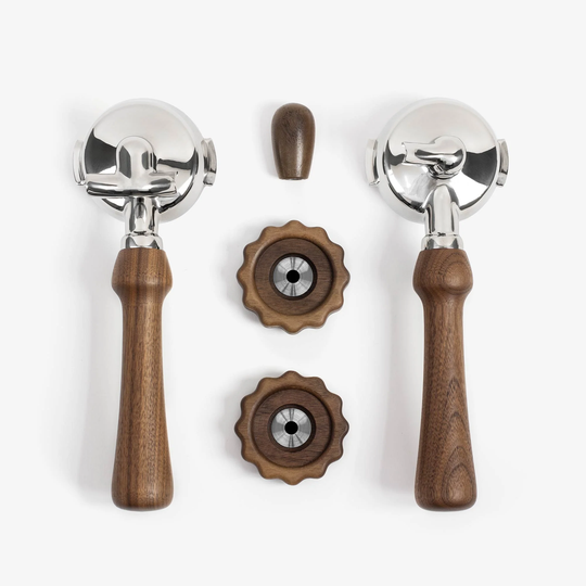 WM Siebträger-Set Refined Rocket, Nussbaum